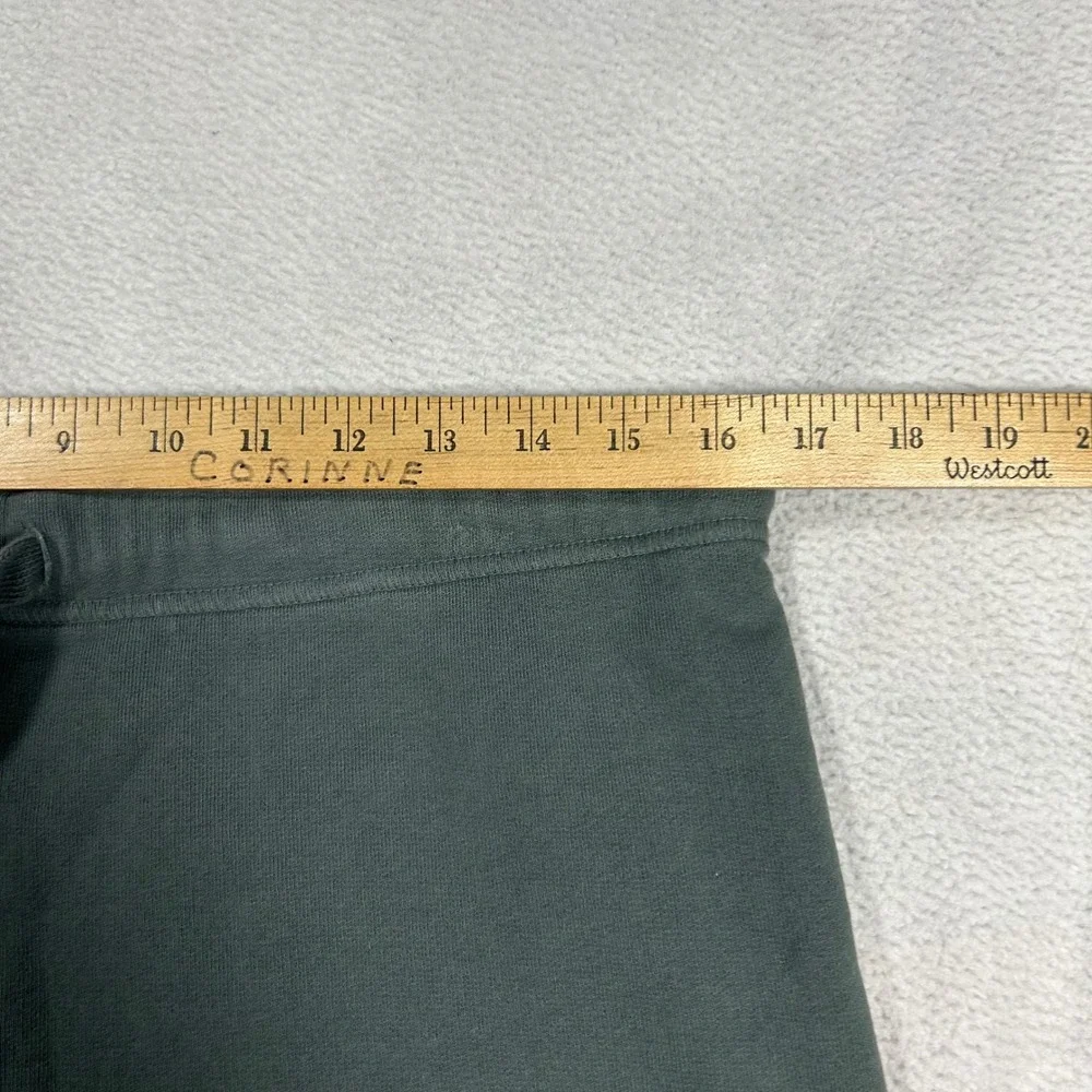 Frank & Eileen Catherine Favorite Sweatpants Womes Medium Green Wide Leg Crop